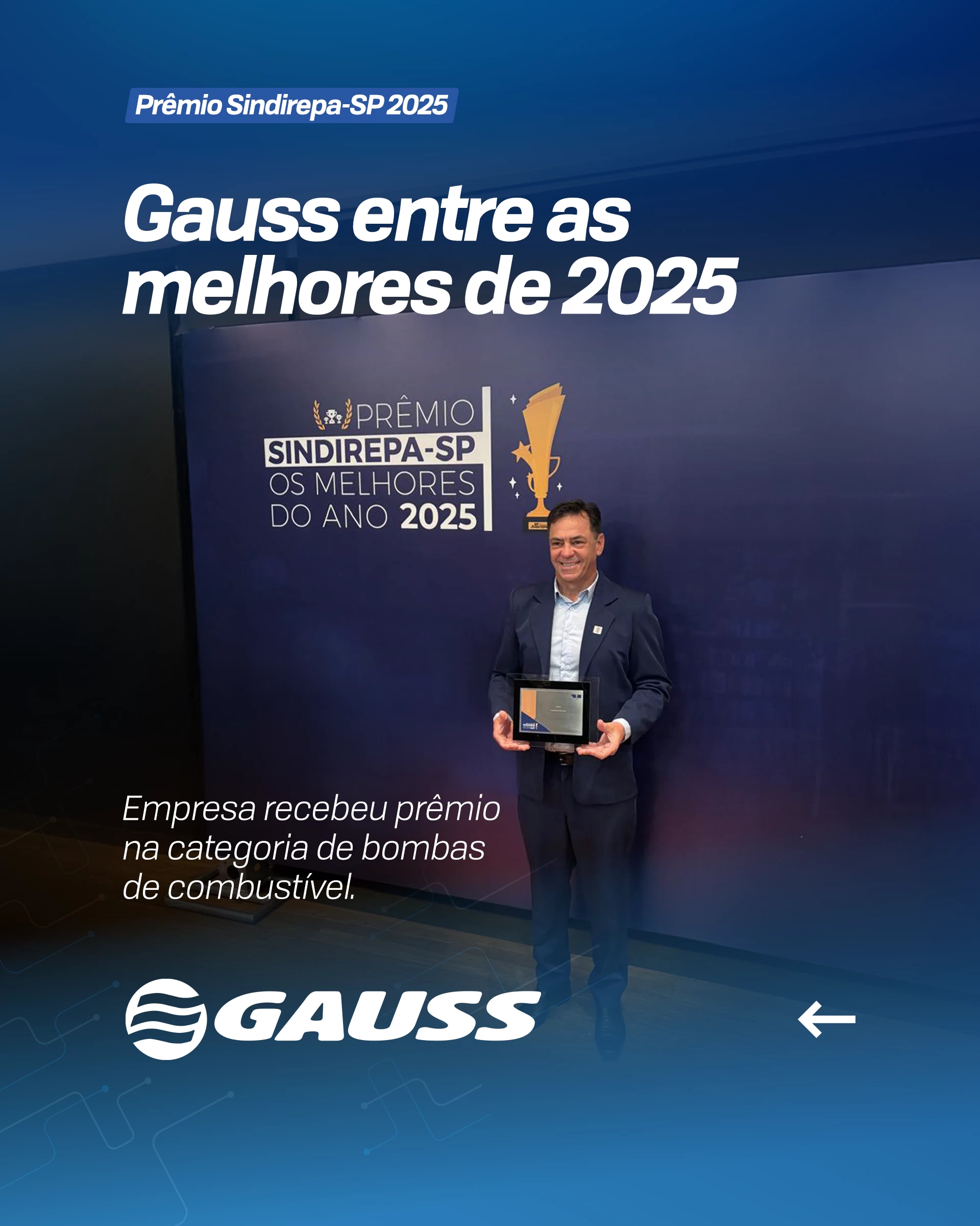 Gauss entre as melhores marcas de 2025.