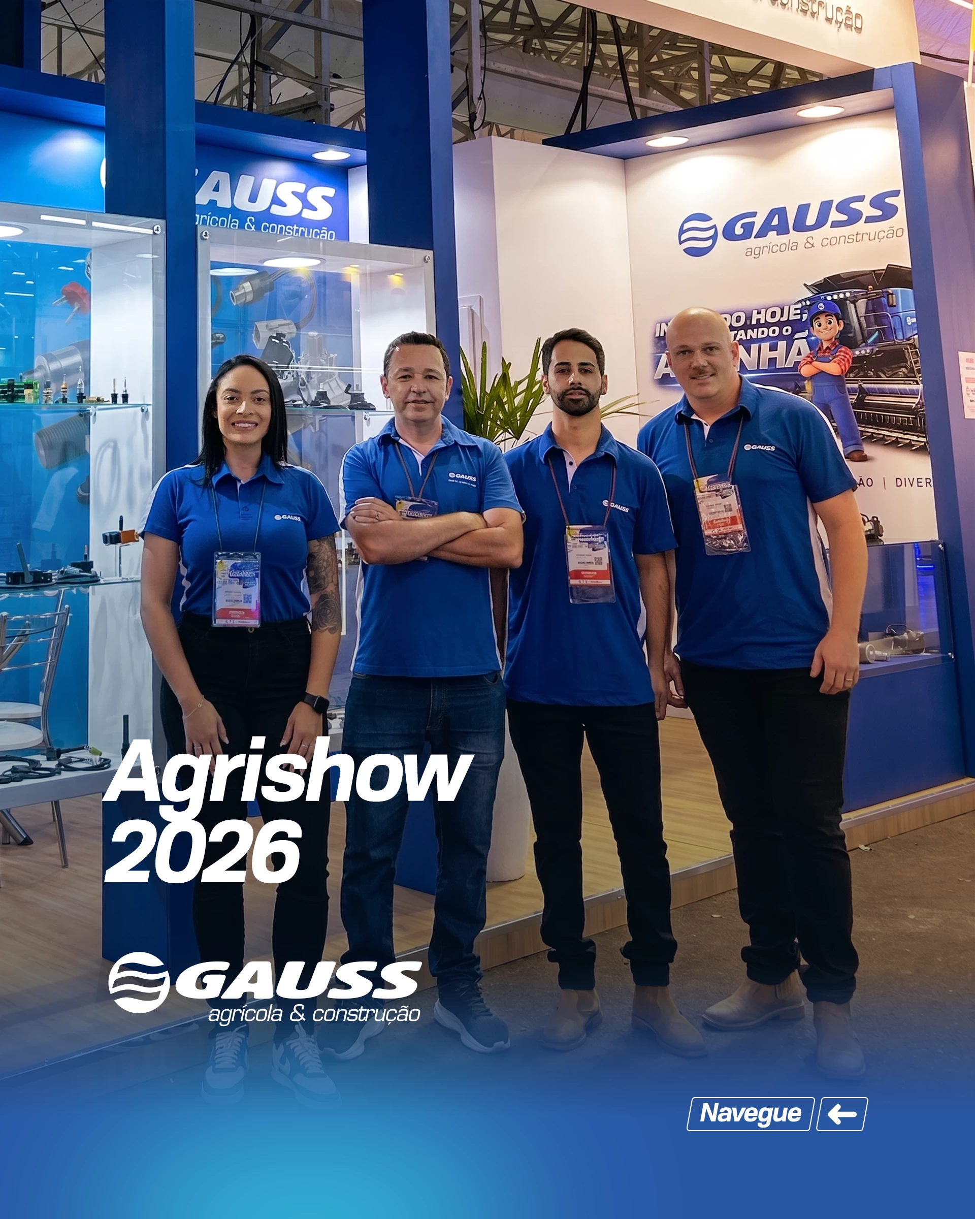 Gauss na Agrishow 2026