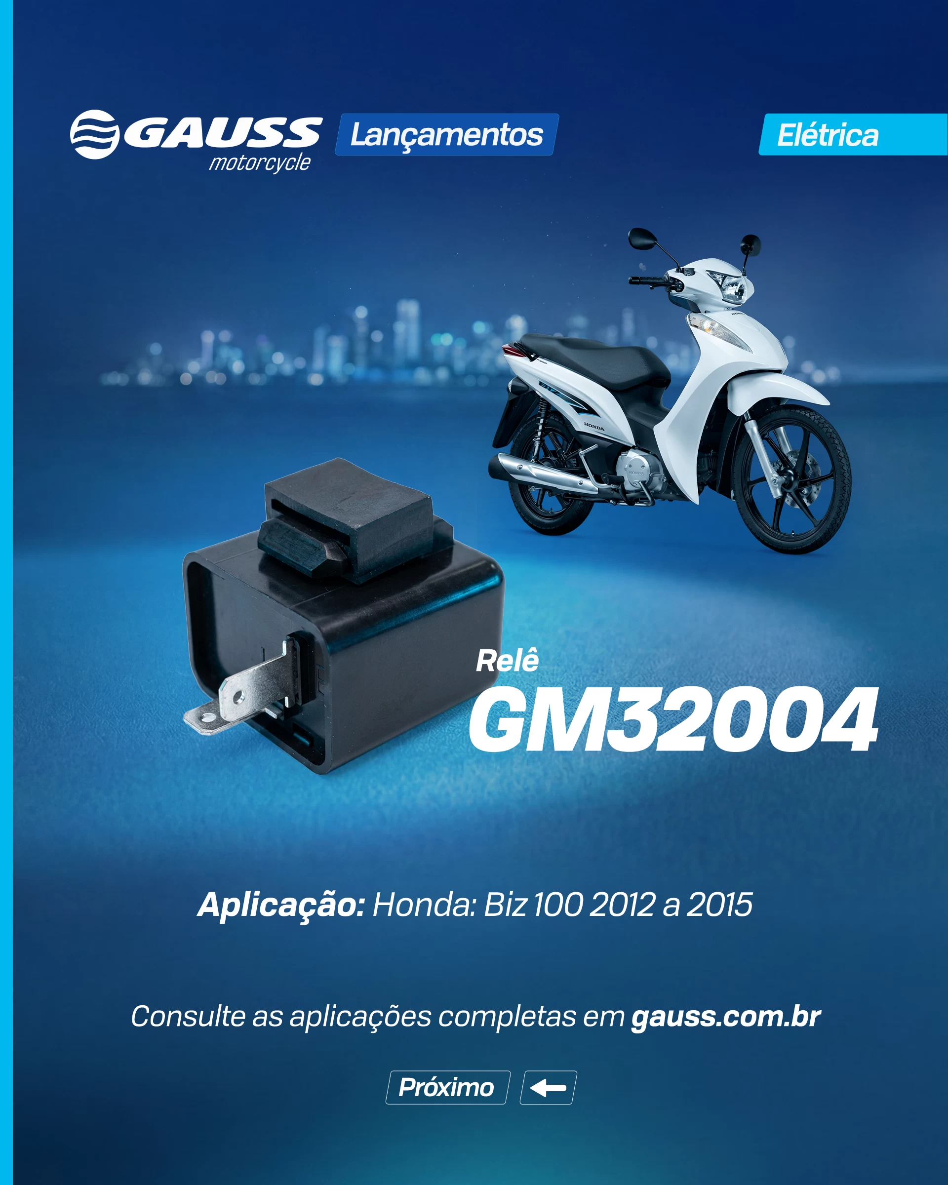 Chegou os novos relê de pisca para motos!