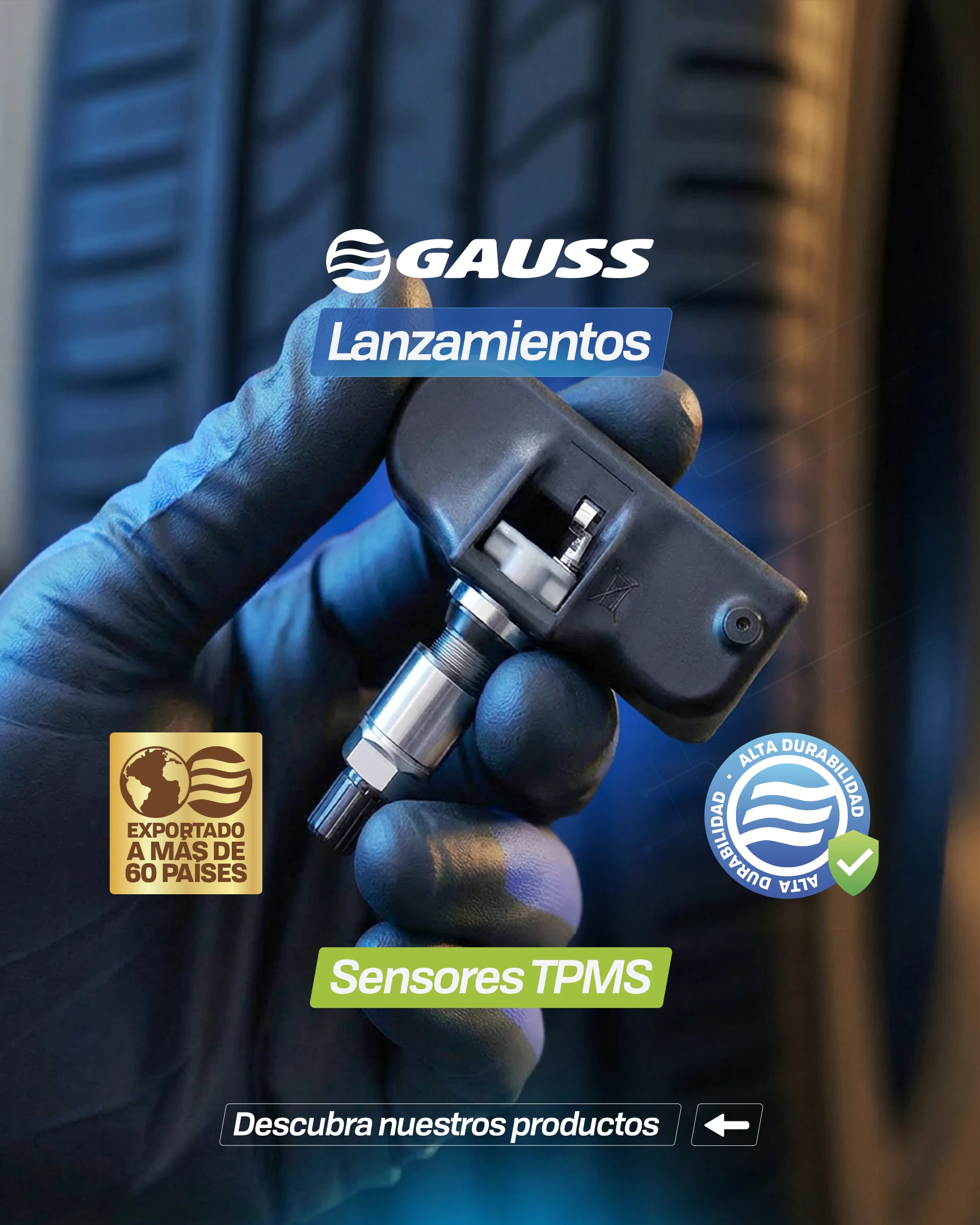 Gauss lanza nuevos sensores TPMS