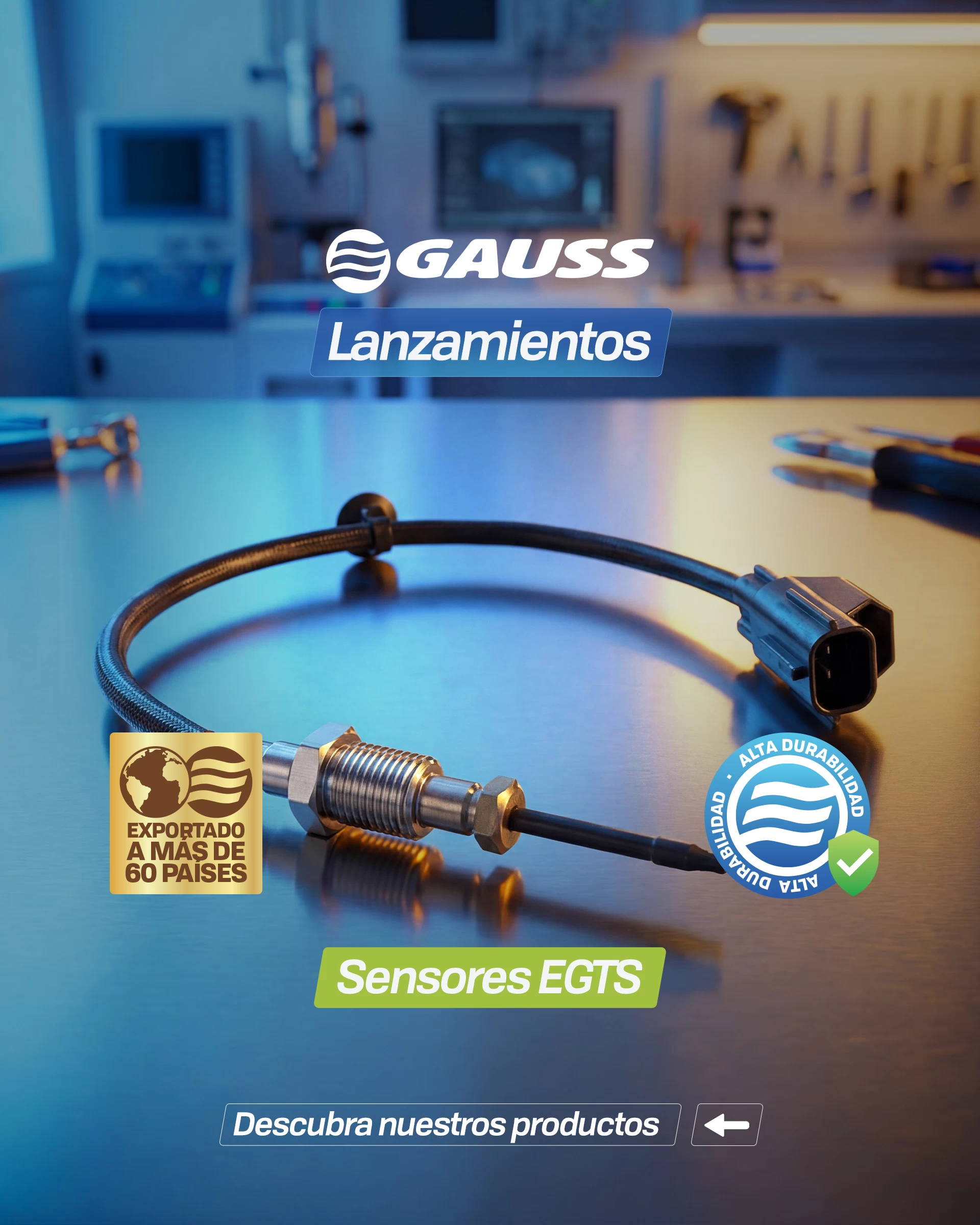 ¡Gauss lanza los sensores EGTS!