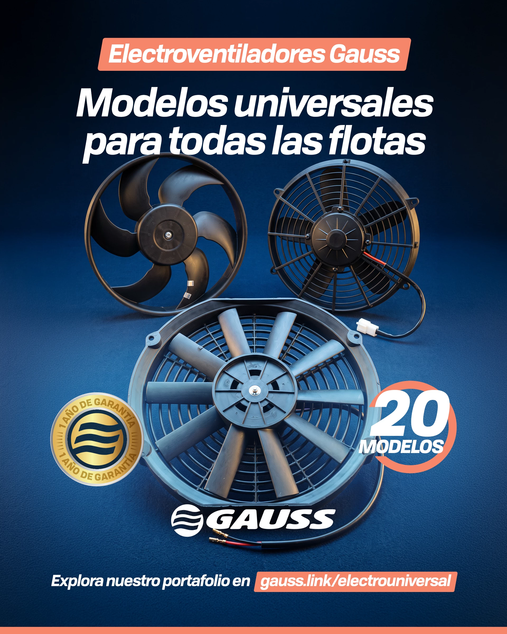Llegaron los electroventiladores universales