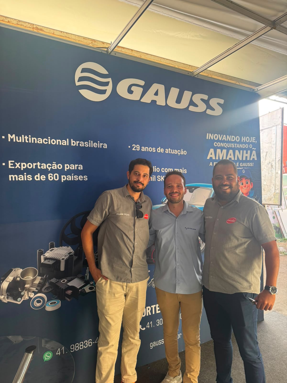 Gauss participa da feira do conhecimento
