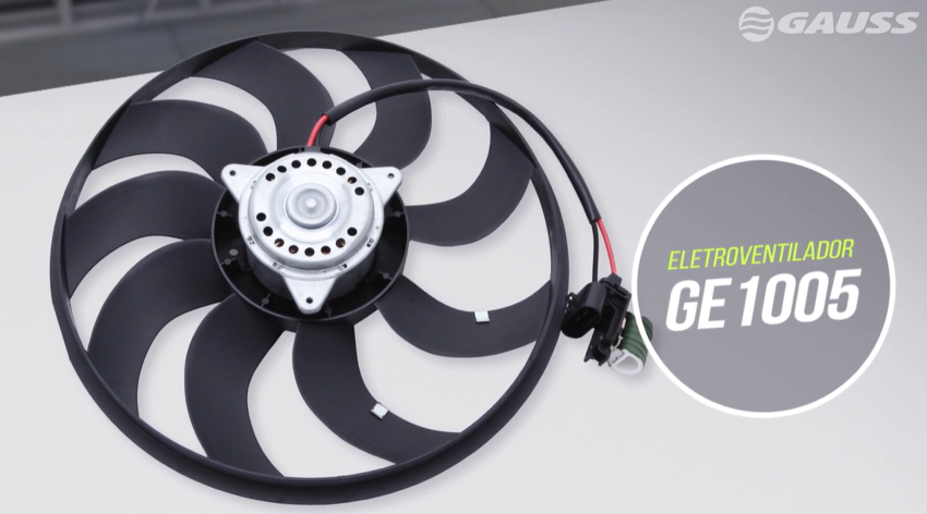 Eletroventilador automotivo Gauss GE1005