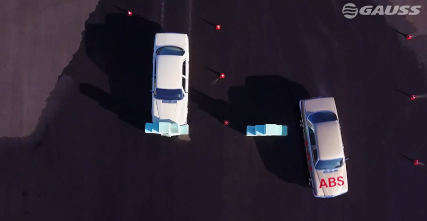 Comparação carro com e sem o sensor ABS
