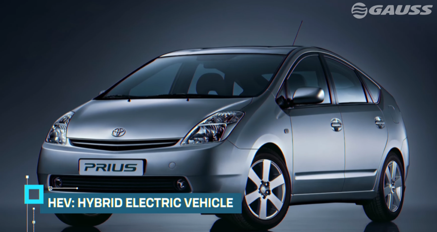 Carro Prius com sistema HEV