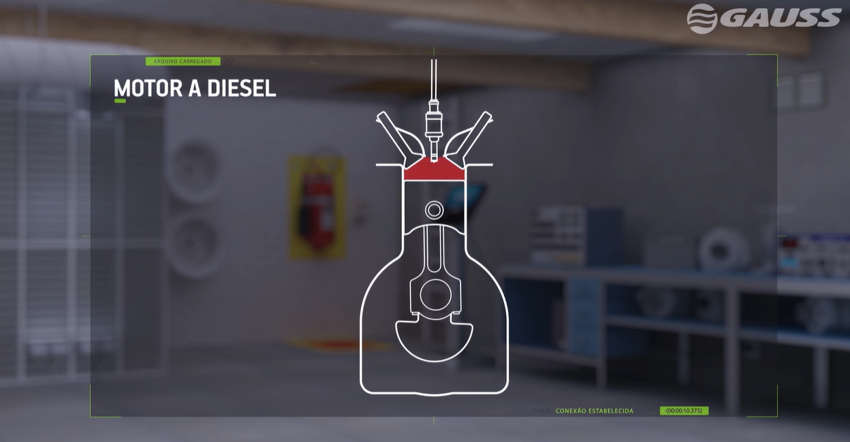 Funcionamento do motor a diesel