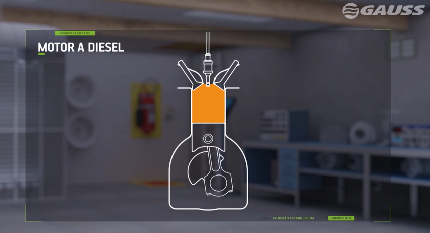 Funcionamento do motor a diesel