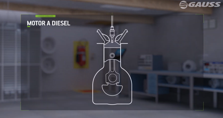 Funcionamento do motor a diesel